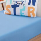 Jogo De Cama Kids Solteiro Infantil Malha 88x188x25cm Monster