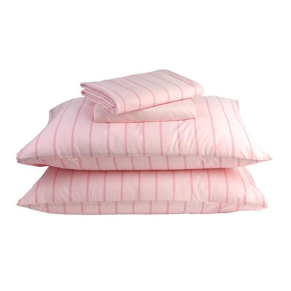 Jogo De Cama King 180 Fios Linear Rosa - A\casa
