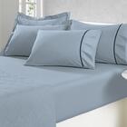 Jogo De Cama King 3 Pçs Liam Percal 180 Fios Karsten - Branco2