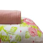 Jogo De Cama King 3 Peças Algodão Estampado Elástico