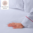 Jogo De Cama King 3 Peças Micro Percal 300 Fios Bordado - Bf