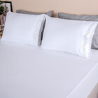 Jogo De Cama King 3 Peças Micro Percal 300 Fios Bordado - Bf