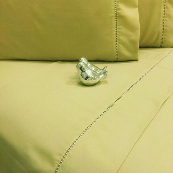 Jogo De Cama King 400 Fios Branco Ponto Palito 4 Peças