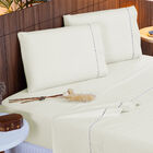 Jogo De Cama King 400 Fios Ponto Palito Palha Valle Enxovais