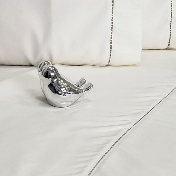 Jogo De Cama King 400 Fios Salmão Ponto Palito 4 Peças