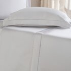 Jogo De Cama King 4 Pçs Ricamo 300 Fios 100% Algodão 193x203x