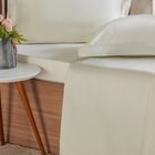 Jogo De Cama King 4 Pçs Ricamo 300 Fios 100% Algodão 193x203x