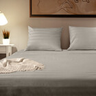 Jogo De Cama King 4 Peças 300 Fios 100 Algodão Adamascado - B