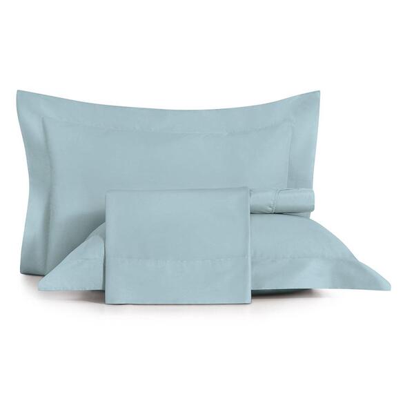 Jogo De Cama King 4 Peças Altenburg Algodão Lux 200 Fios  Azu