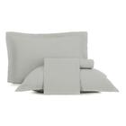 Jogo De Cama King 4 Peças Altenburg Toque Acetinado Cimento Q