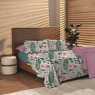 Jogo De Cama King 4 Peças Malha 100% Algodão Europa Edromania