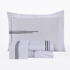 Jogo De Cama King 4 Peças Percal 100% Algodão 180 Fios Linhas