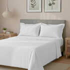 Jogo De Cama King 4 Peças Percal 300 Fios Bf Colchões