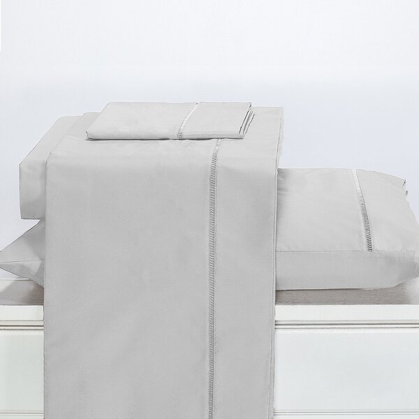 Jogo De Cama King 4 Peças Tecido Percal 200 Fios Ponto Palito