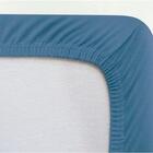 Jogo De Cama King Malha Liso 3 Peças Image Azul Marinho