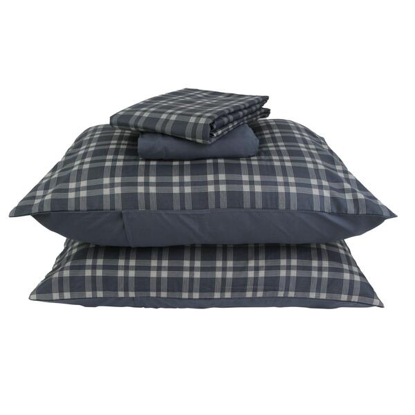 Jogo De Cama King Microfibra Calm Blue  - A\casa