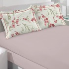 Jogo De Cama King Reflete Estampado Jaine Vermelho 180 Fios B