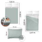 Jogo De Cama King Size Liso 300 Fios Nova América Verde