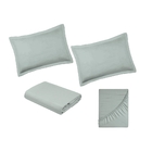 Jogo De Cama King Size Liso 300 Fios Nova América Verde