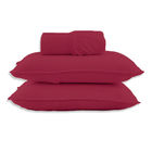 Jogo De Cama - King Size - Malha - 3 Peças - 100% Algodão - V