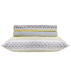 Jogo De Cama - King Size - Prata - 150 Fios - Miguel - 4 Peça