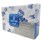 Jogo de Cama - King Size - Royal - Beth - 4 Peças - 100% Algo