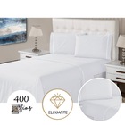 Jogo De Cama Lençol 400 Fios King P.palito 4 Pçs Branco Casa