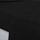 Jogo De Cama Lençol 4 Peças Casal Preto Preto