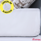 Jogo De Cama Lençol 4 Peças Queen Com Elástico Estampado 158x