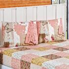 Jogo De Cama Lençol Bouti Queen 03 Peças Rose
