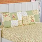 Jogo De Cama Lençol Bouti Queen 03 Peças Verde