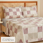 Jogo De Cama Lençol Casal 4 Peças 150 Fios Antialérgico Camesa