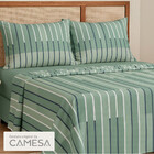 Jogo De Cama Lençol Casal 4 Peças 150 Fios Antialérgico Camesa