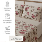 Jogo De Cama Lençol Casal 4 Peças 150 Fios Antialérgico Camesa