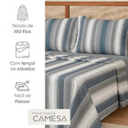 Jogo De Cama Lençol Casal 4 Peças 150 Fios Antialérgico Camesa