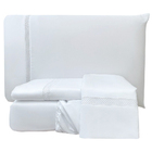 Jogo De Cama Lençol Casal Apolo Micropercal 300 Fios - Branco