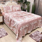 Jogo De Cama Lençol Casal Colonial Percal 300 Fios 4 Peças -