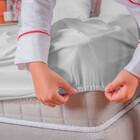 Jogo De Cama Lençol Casal Micro Percal 300 Fios Com 4 Peças P