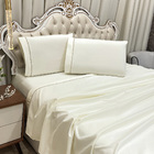 Jogo De Cama Lençol Casal Realce Percal 400 Fios 4 Peças - Pa