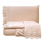 Jogo De Cama Lençol Casal Supremo Micropercal 300 Fios - Rosê