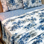 Jogo De Cama Lençol Casal Topázio Percal 300 Fios 4 Peças - A