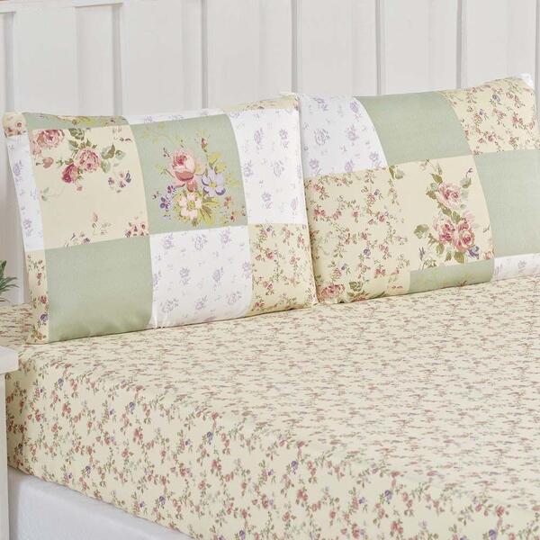 Jogo De Cama Lençol Dallas Queen Microfibra 3 Peças - Verde P