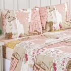 Jogo De Cama Lençol Dallas Queen Microfibra 4 Peças - Rosê Pa