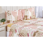 Jogo De Cama Lençol King 04 Peças Rose