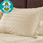 Jogo De Cama Lençol King 3 Peças 100 Algodão 300 Fios 193x203