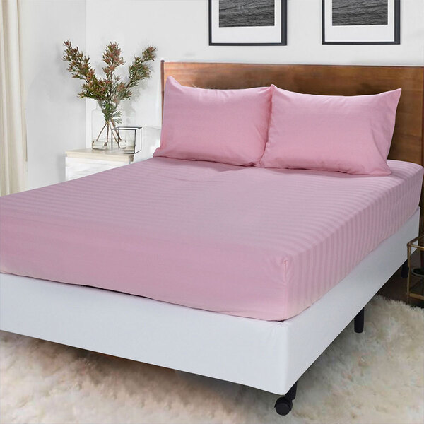 Jogo De Cama Lençol King 3 Peças 100 Algodão 300 Fios 193x203