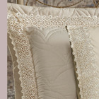 Jogo De Cama Lençol King Classico Grippir 400 Fios - Bege - 1