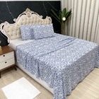 Jogo De Cama Lençol King Colonial Percal 300 Fios 4 Peças - A