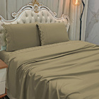 Jogo De Cama Lençol King Supremo Micropercal 300 Fios - Cáqui