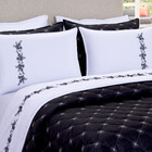 Jogo De Cama Lençol Luan 04 Peças Queen - Preto [f101]